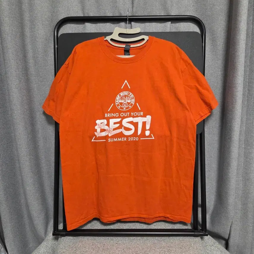 [BUNJANG] M&O Vintage T-Shirt Orange L / M&O 빈티지 반팔 티셔츠 L(100)