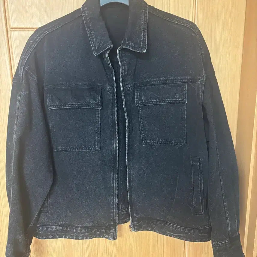 [BUNJANG] Juun.J Black Denim Work Jacket / 준지 블랙 데님 워크 자켓 46