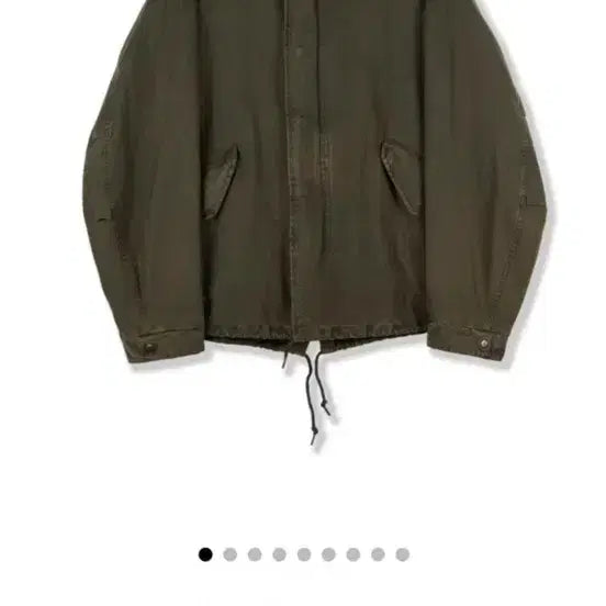 [BUNJANG] Perenne M-51 Short Fishtail Parka Olive Size 2 / 퍼렌 M-51 숏 파카 올리브 2사이즈