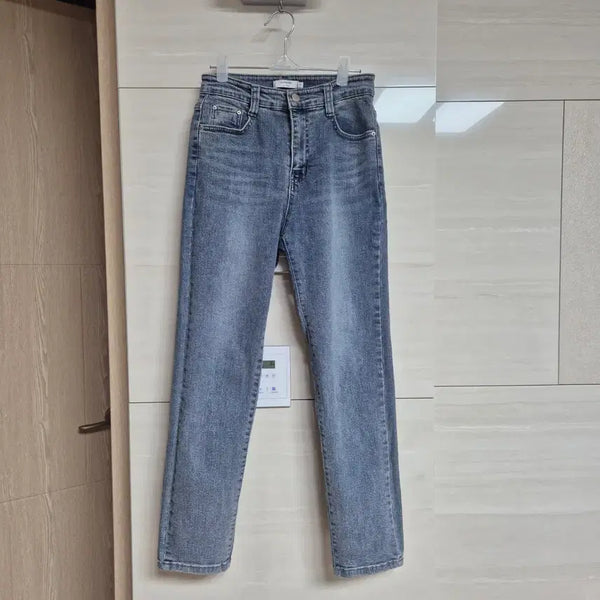 [BUNJANG] Slowandd Light Blue Denim Pants Slim Straight Fit Size S / 슬로우앤드 연청 데님 팬츠