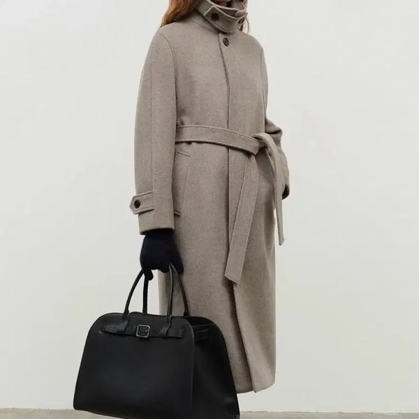 [BUNJANG] Dunst for Women Buckle Leather Large Tote Bag / 던스트 포 우먼 BUCKLE LEATHER LARGE TOTE BAG
