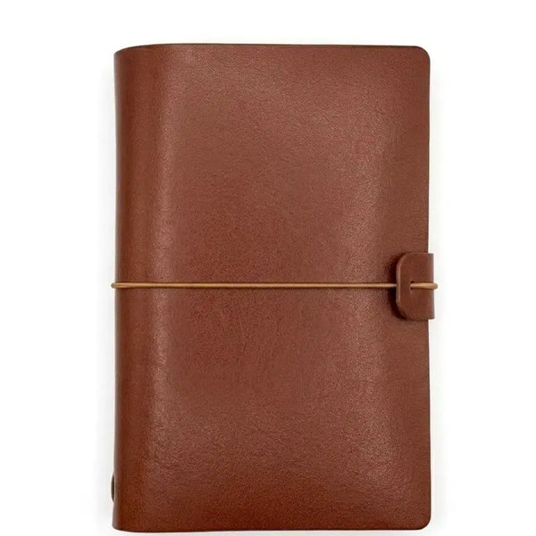 [BUNJANG] Vintage Leather 6-Ring Diary Cover / 다꾸 6공 다이어리 고전문구 가죽 다이어리 커버