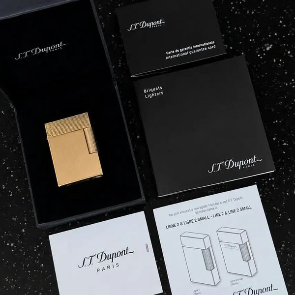 [BUNJANG] S.T. Dupont Newline 2 Lighter Gold / 듀퐁 라이터 뉴라인2(정품)골드