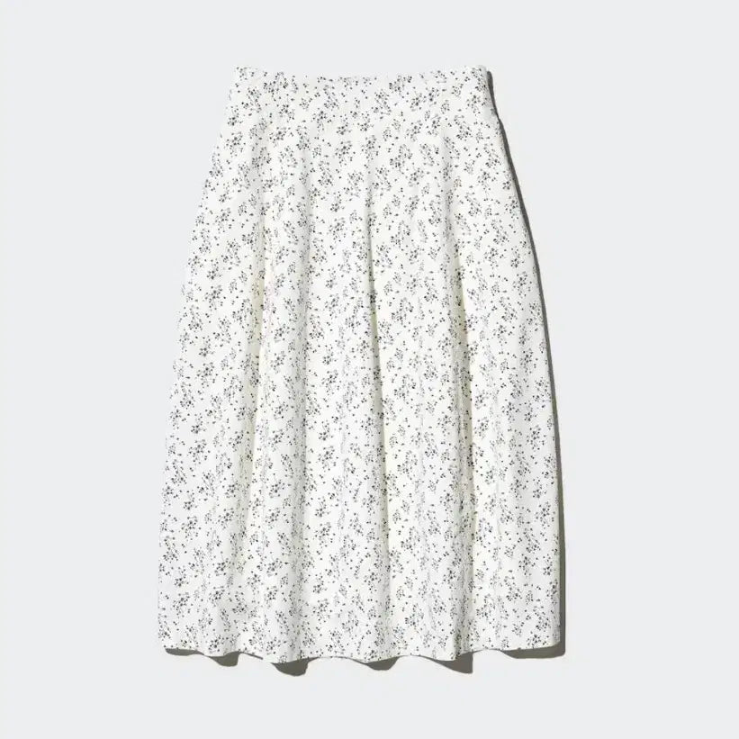 [BUNJANG] Uniqlo Cotton Skirt Flower Pattern - Size M / 유니클로 코튼 스커트 M 플라워패턴