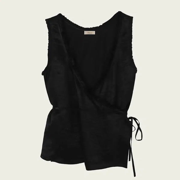 [BUNJANG] Ribbonbit Tipi Blouse Black / 리본빛ribbonbit 티피 블라우스 블랙