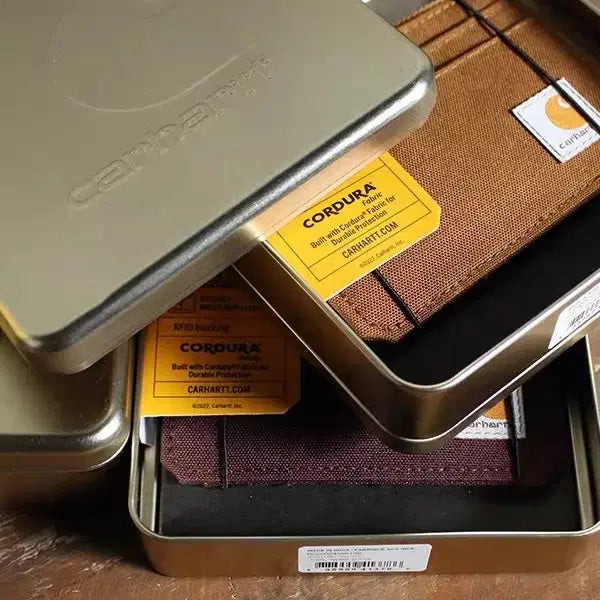 [BUNJANG] Carhartt Nylon Card Zip Wallet / 칼하트 나일론 카드 지퍼 지갑