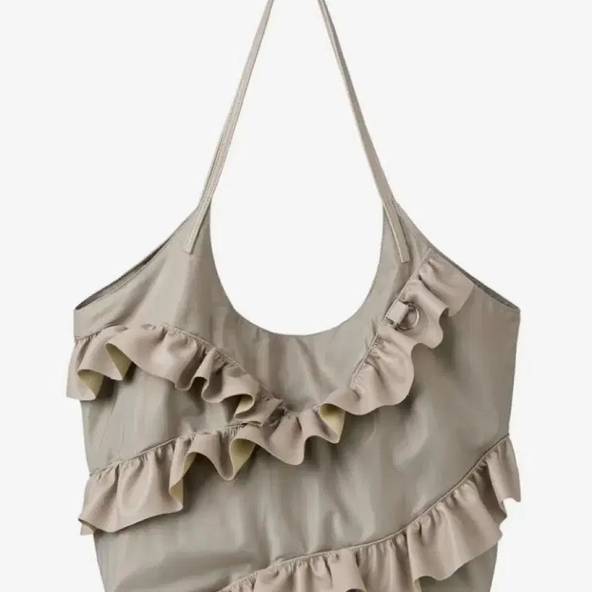 [BUNJANG] Deinet Frill Big Bag Beige / 다이닛 프릴백 베이지DEINET FRILL BIG BAG IN BEIGE