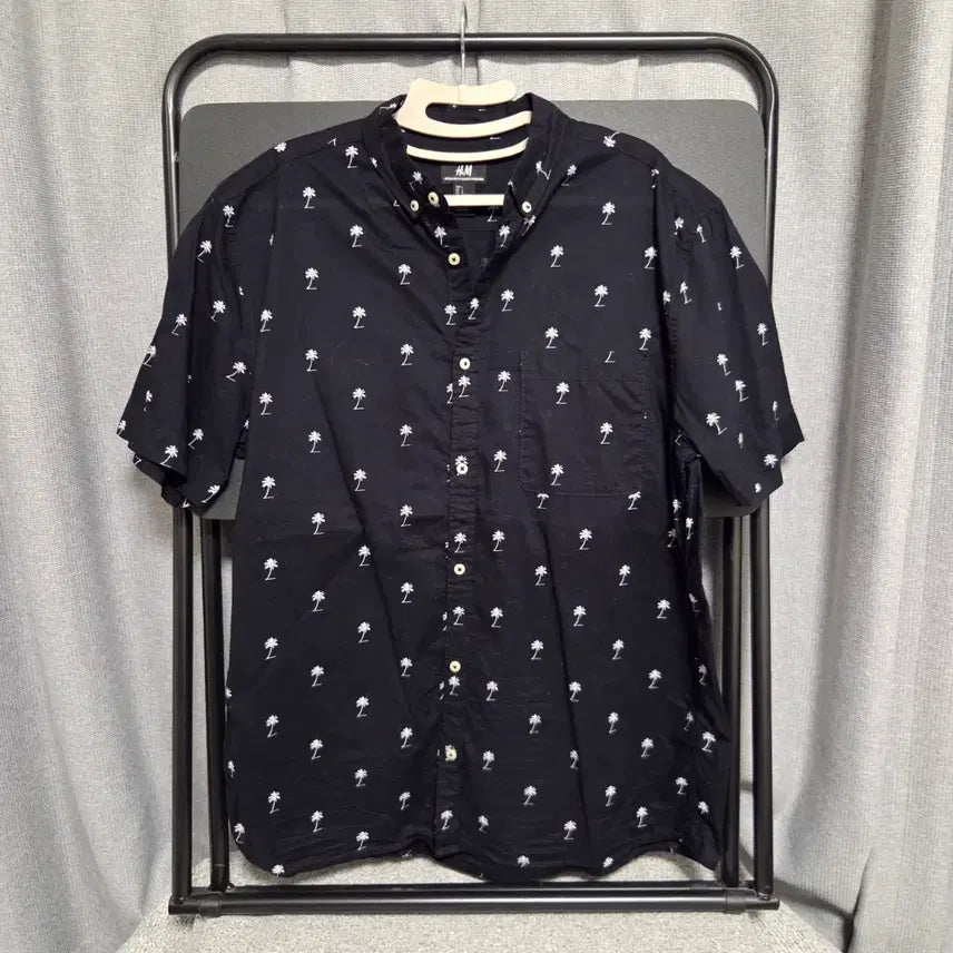 [BUNJANG] H&M Vintage Short Sleeve Shirt L / H&M 빈티지 반팔 셔츠 L(100)