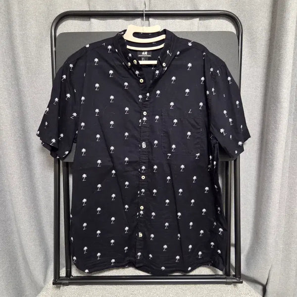[BUNJANG] H&M Vintage Short Sleeve Shirt L / H&M 빈티지 반팔 셔츠 L(100)