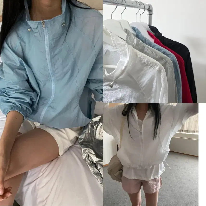 [BUNJANG] Saeni Summer Nylon Jumper / 새-ni-썸머 나일론 점퍼