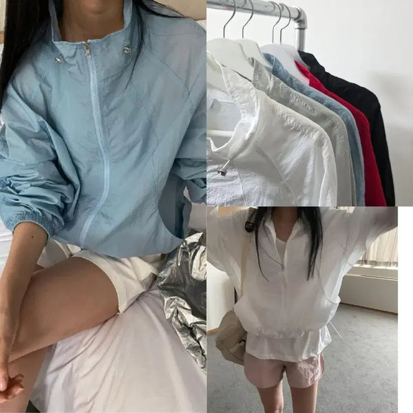 [BUNJANG] Saeni Summer Nylon Jumper / 새-ni-썸머 나일론 점퍼