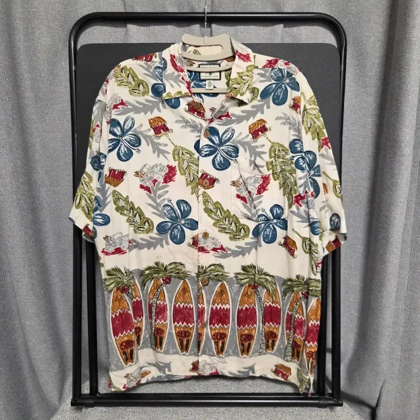 [BUNJANG] Bugle Boy Vintage Hawaiian Shirt Size L / Bugle Boy 빈티지 하와이안 셔츠 L(100)