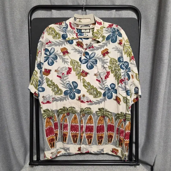 [BUNJANG] Bugle Boy Vintage Hawaiian Shirt Size L / Bugle Boy 빈티지 하와이안 셔츠 L(100)