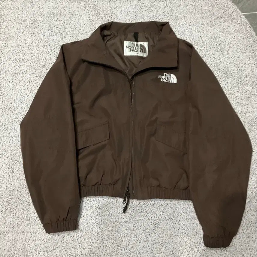 [BUNJANG] The North Face Cropped Windbreaker Jacket (Brown, Size L/95) / [SS+] 노스페이스 크롭 바람막이