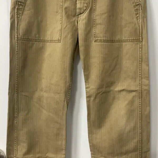 [BUNJANG] RRL HBT Herringbone Fatigue Pants Tan Olive / RRL HBT 헤링본 탄 올리브 퍼티그 팬츠 [33x32] 판매