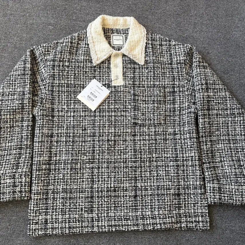[BUNJANG] Wooyoungmi Black Check Casual Summer T-Shirt / 우영미  티셔츠   블랙 체크  캐쥬얼 여름