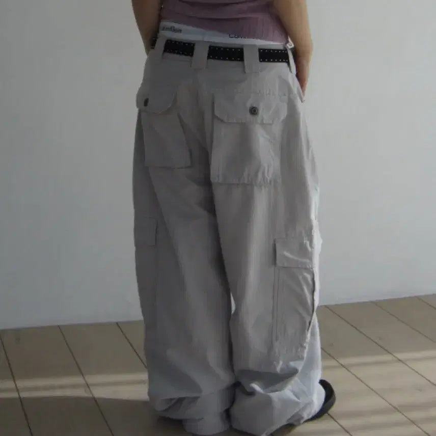 [BUNJANG] IZIZ All Day Cargo Pants Beige S / 이즈이즈 올데이 카고팬츠 회베이지 s