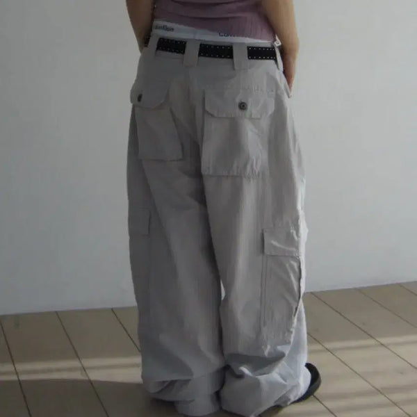 [BUNJANG] IZIZ All Day Cargo Pants Beige S / 이즈이즈 올데이 카고팬츠 회베이지 s