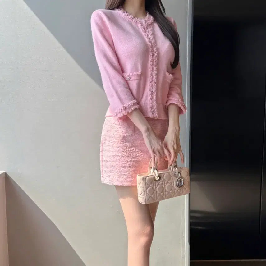 [BUNJANG] Rachel Summer Tweed Skirt / 라첼 여름트위드 치마