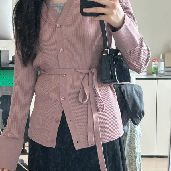 [BUNJANG] SIRENA Cardigan + Skirt Set / 시에 세레나 가디건(2회)+치마 미착용 세트