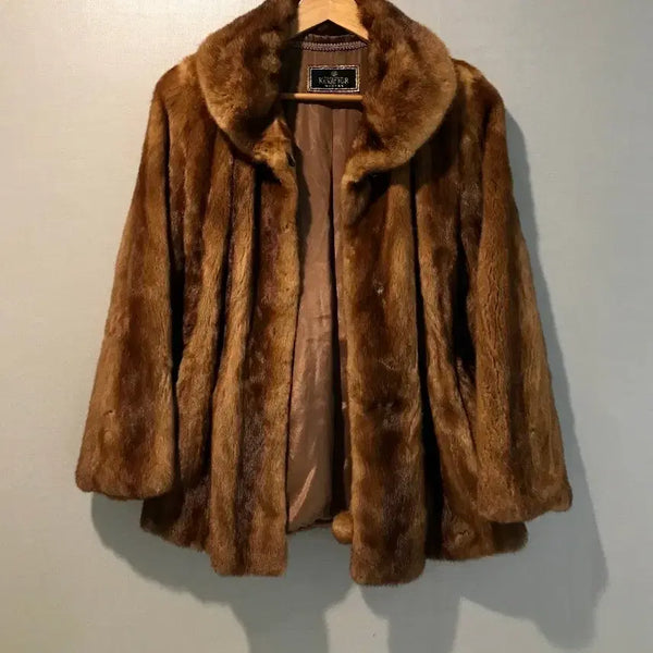 [BUNJANG] American Legend Whemle Mink Coat / 극제모피 카멜골드 어메리칸레전드 밍크코트
