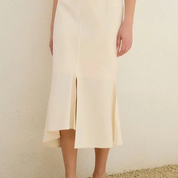 [BUNJANG] Mommet Mermaid Slit Skirt / 모멧) 머메이드 슬릿 스커트