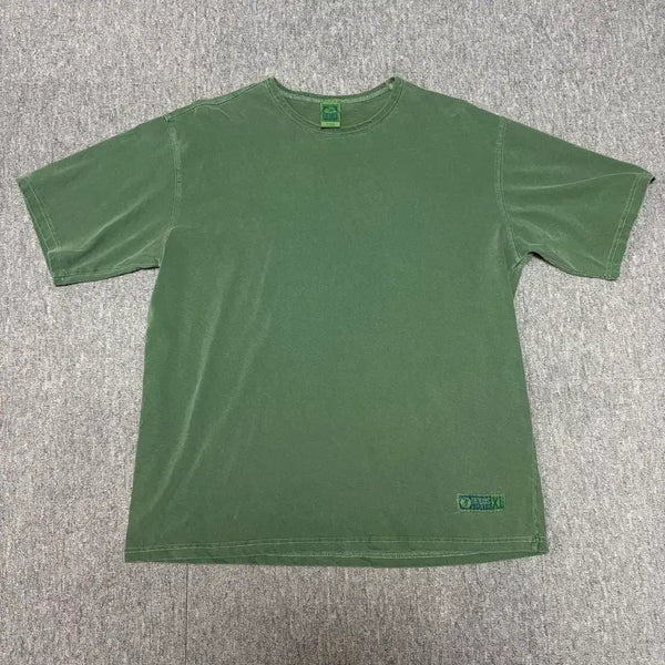 [BUNJANG] Discus Athletic Heavyweight Pigment Green Oversized Fit T-Shirt / [XL] 디스커스 애슬레틱 헤비웨이트 오버 핏 피그먼트 그린
