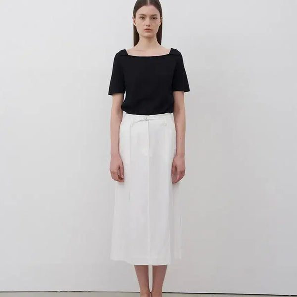 [BUNJANG] ore White Summer Long Skirt / ore 오어 새상품 롱스커트 여름스커트 여름원피스 여름롱스커트 롱원피스
