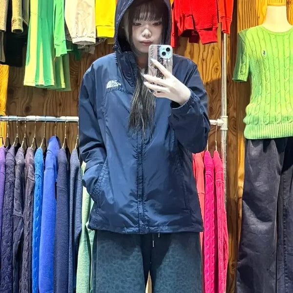[BUNJANG] The North Face Dark Navy Nylon Hooded Jacket XL / XL 노스페이스 다크네이비 나일론 후드 자켓