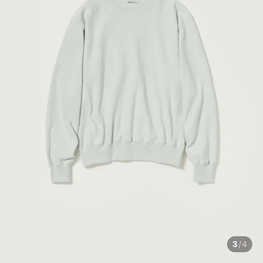 [BUNJANG] AURALEE SMOOTH SOFT BD SWEAT P/O Mint Size 4 / 오라리 SMOOTH SOFT BD SWEAT P/O 4