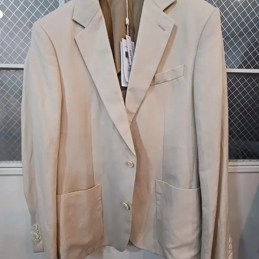 [BUNJANG] Lacoste Men's Jacket Beige / 95/라코스테 남성자켓