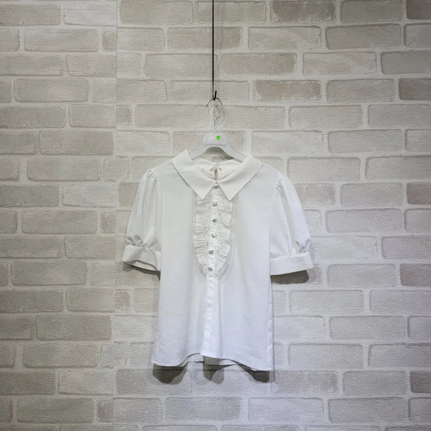[BUNJANG] White Blouse Size 55 / ㅊ137 화이트 블라우스 55