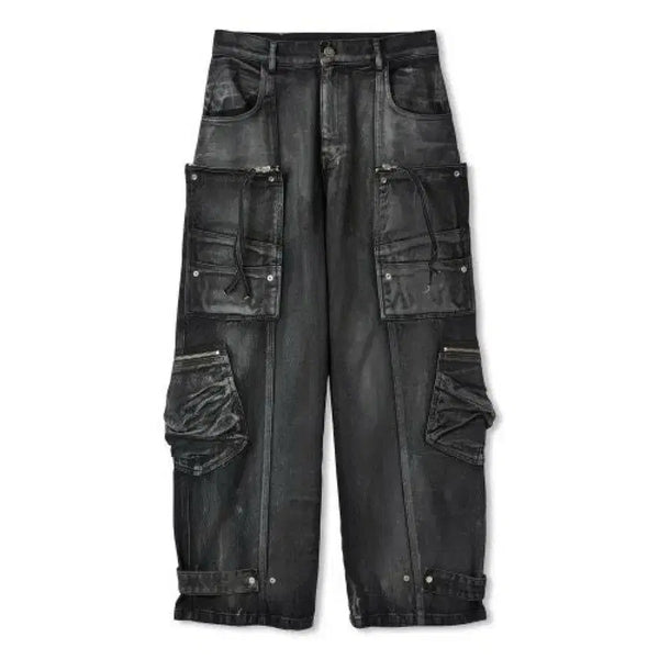 [BUNJANG] DNSr Two-Face Multi-Cargo Pants Black XL / Dnsr 투페이스 멀티카고 팬츠 블랙 xl