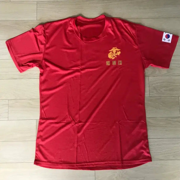 [BUNJANG] Marine Corps Functional T-Shirt - Size 110 / 해병대 기능성 반팔 새상품