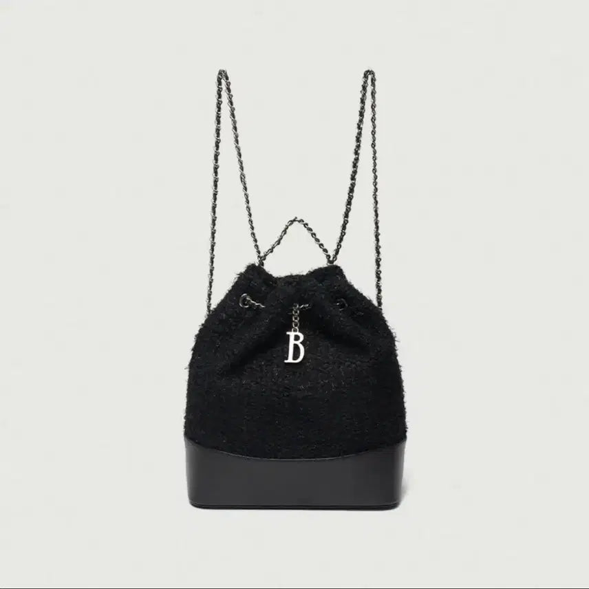 [BUNJANG] The Barnet Tweed Backpack Chain Bag / 더바넷 트위드 백팩 체인백(세번착용)