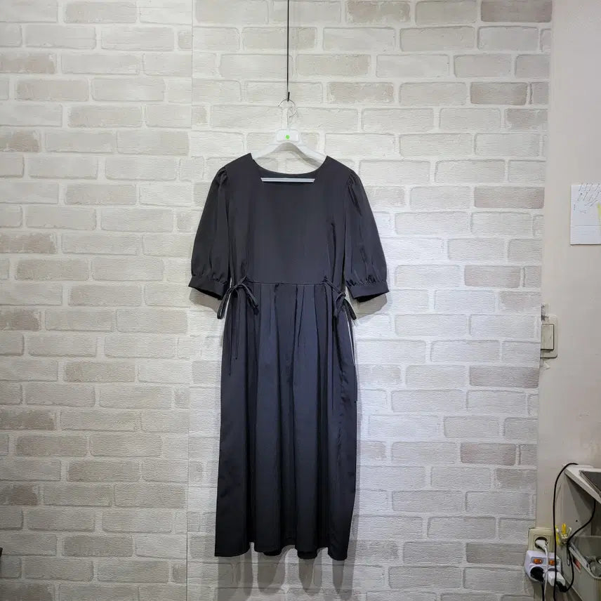 [BUNJANG] Square Neck One-Piece Dress Free Size / ㅊ133 스퀘어 원피스 F