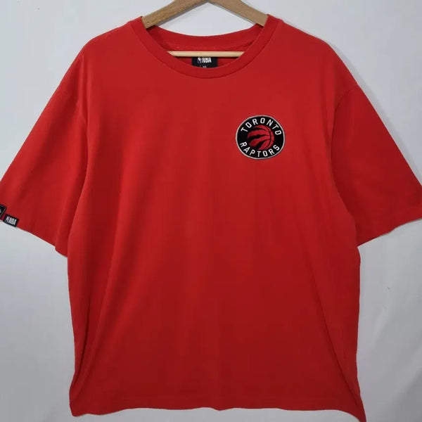 [BUNJANG] NBA Toronto Raptors XXL Red T-Shirt / XXL (110) NBA 토론토랩터스 레드 반팔티