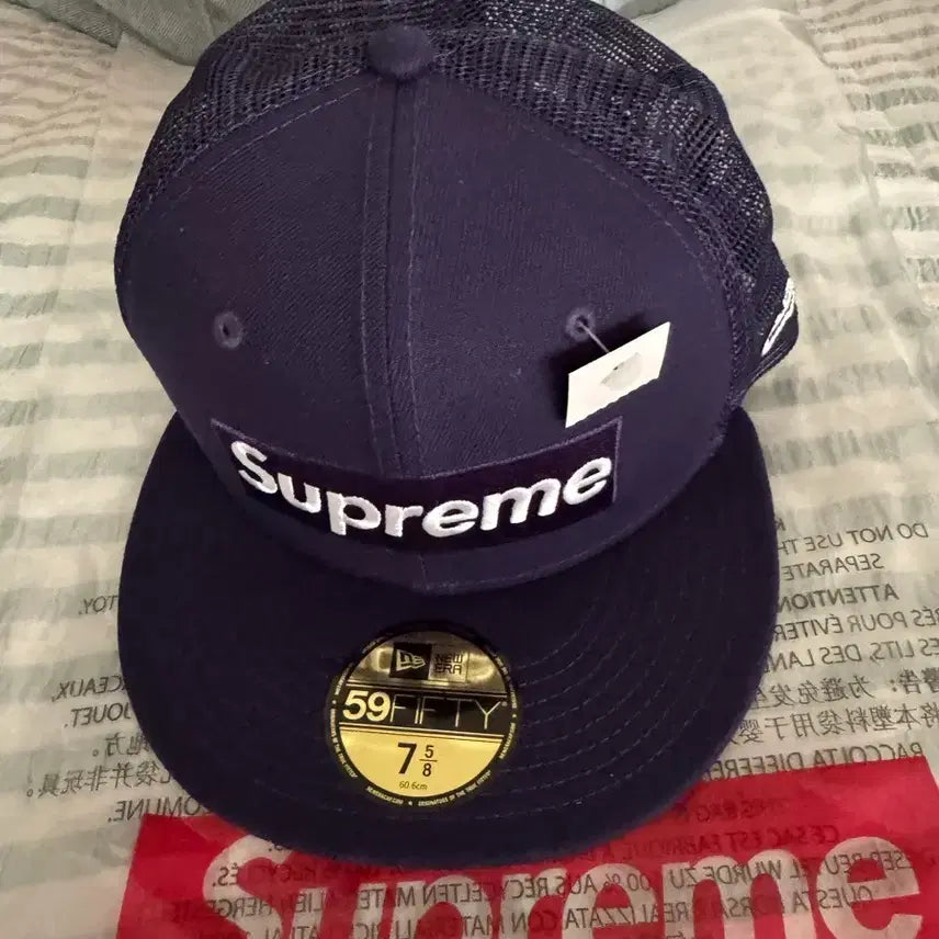 [BUNJANG] Supreme Mesh Snapback Hat Purple / 슈프림모자  7/8.5사이즈 새상품