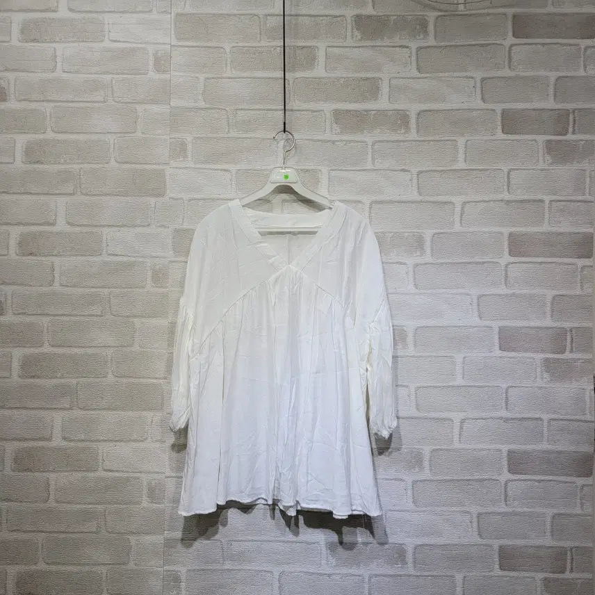 [BUNJANG] White Blouse (Free Size) / ㅊ126 화이트 블라우스 F