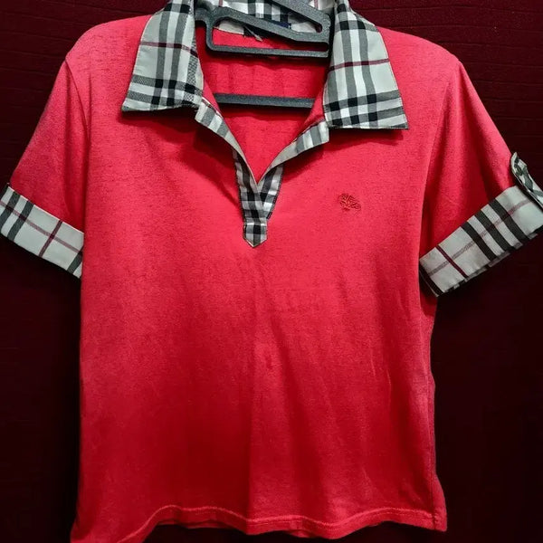 [BUNJANG] Burberry Nova Check Short Sleeve T-Shirt / 버버리 노바체크  반팔 티셔츠