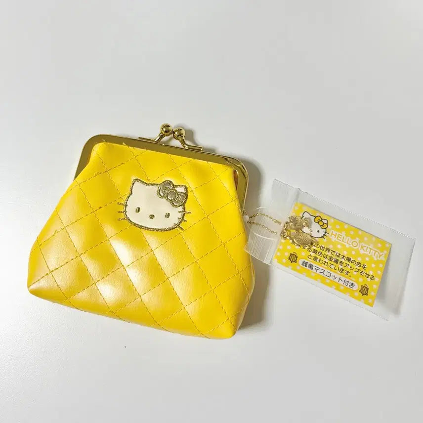 [BUNJANG] New Hello Kitty Quilted Wallet / 새상품 키티 퀼트 행운 지갑 택O 퀼팅