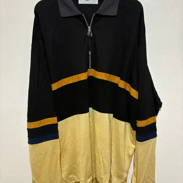 [BUNJANG] Toga Virilis Zip Polo Long Sleeve - Size 48 / [48] TOGA VIRILIS ZIP POLO LONG SLEEVE