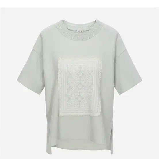 [BUNJANG] Thursday Island Lace Jacquard Pullover Knit / 써스데이아일랜드 레이스쟈가드풀오버니트
