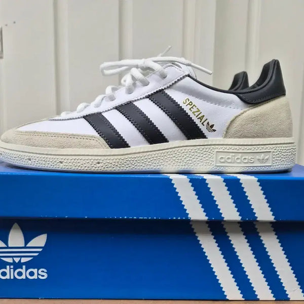 [BUNJANG] Adidas Spezial Handball White Grey Sneakers / 아디다스 스페지알 핸드볼 화이트 그레이 파이브 265판매합니다