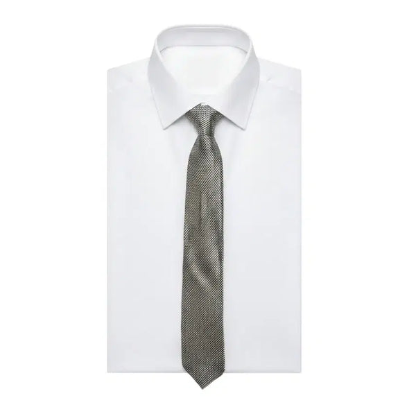 [BUNJANG] Daks Ivory Patterned Necktie / 닥스 아이보리 패턴 넥타이