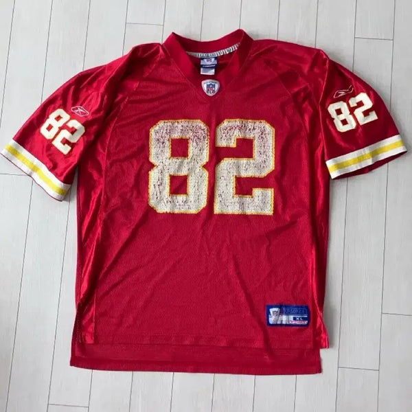 [BUNJANG] NFL Reebok American Football Jersey XL Red / nfl 리복 미식축구 풋볼 져지 유니폼 XL 레드 럭비