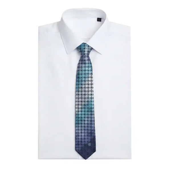 [BUNJANG] Daks Diamond Pattern Wool Tie / 닥스 다이아패턴 견 넥타이
