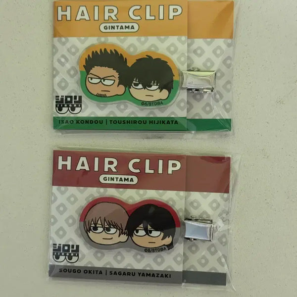 [BUNJANG] Gintama Jirori Hair Clip - Hijikata & Kondo Versions / 은혼 지로리 헤어클립 히지카타 콘도
