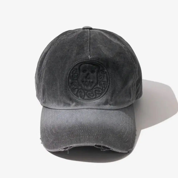 [BUNJANG] ETCE Ghost EMBO Washed Cap (Ash) / ETCE GHOST EMBO WASHED CAP (ASH)