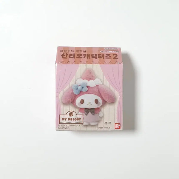 [BUNJANG] Sanrio Characters Fluffy Doll 2nd Ichigo Series My Melody / 산리오 캐릭터즈 플로키돌 2탄 이치고 시리즈 마이멜로디 판매